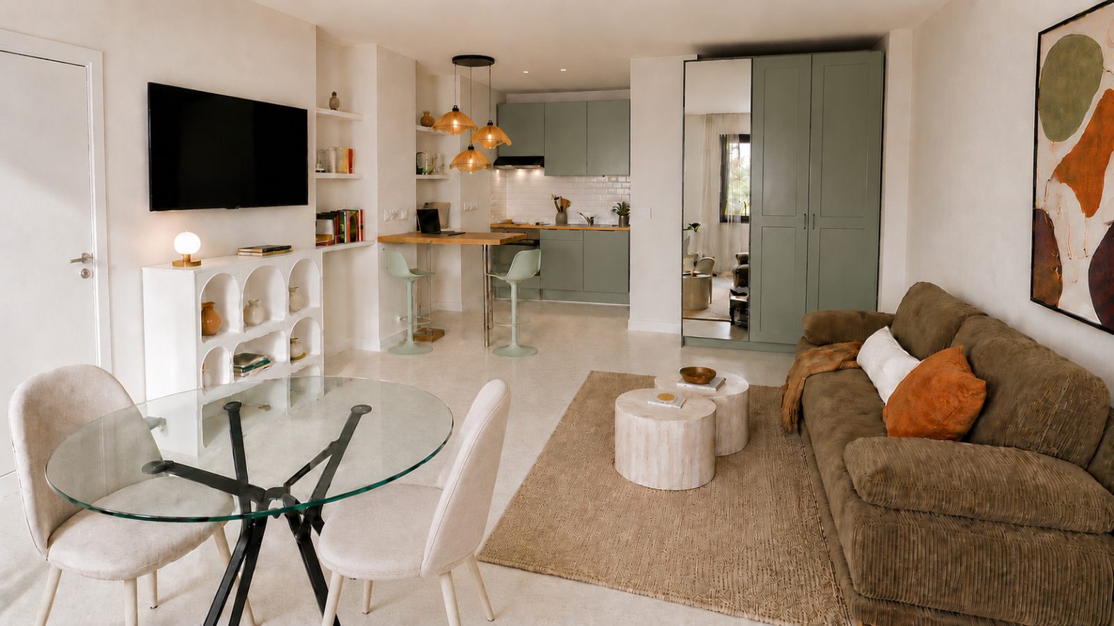 Studio meublé, réalisation du groupe Home Made